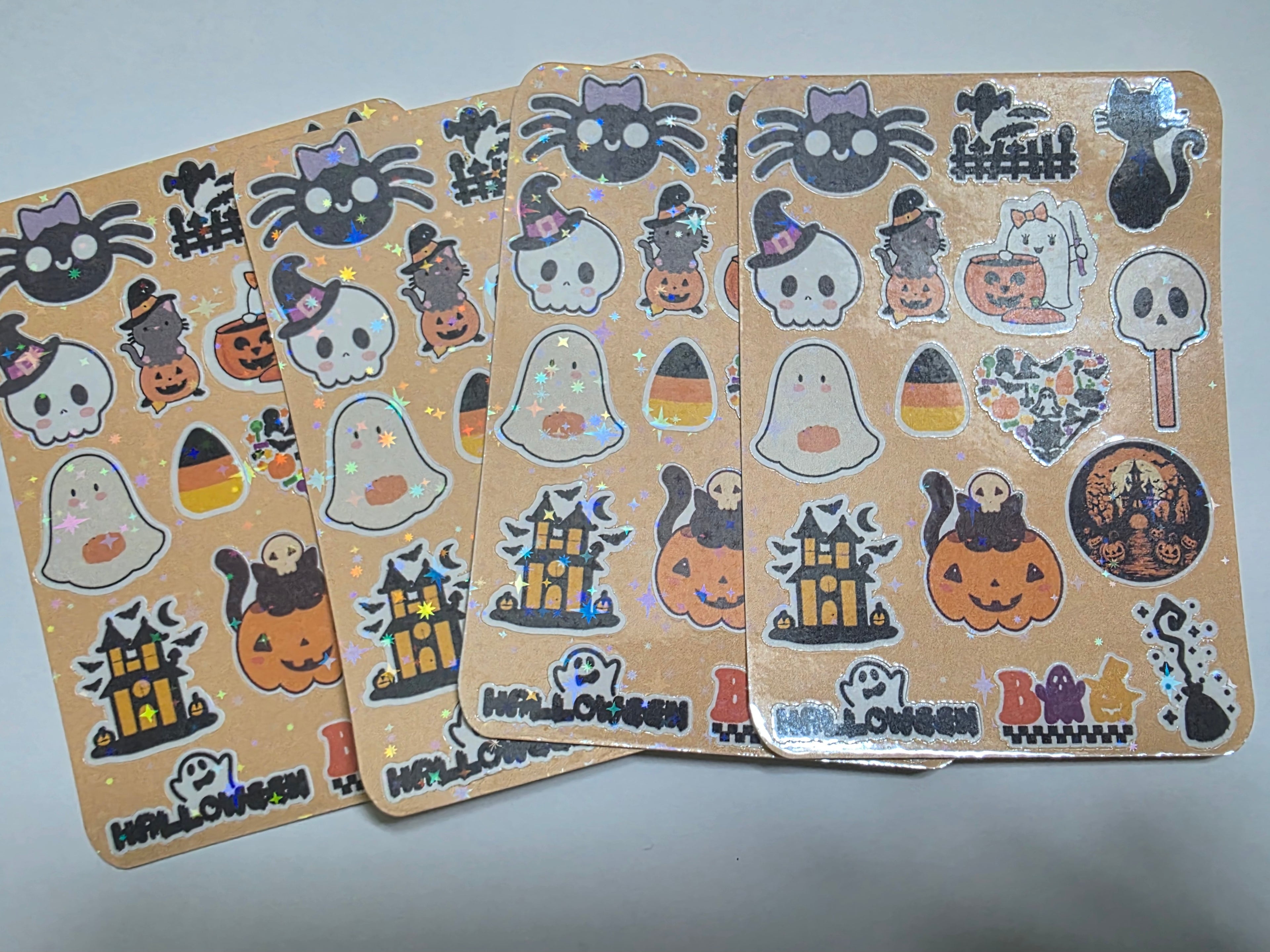 Halloween sticker sheets