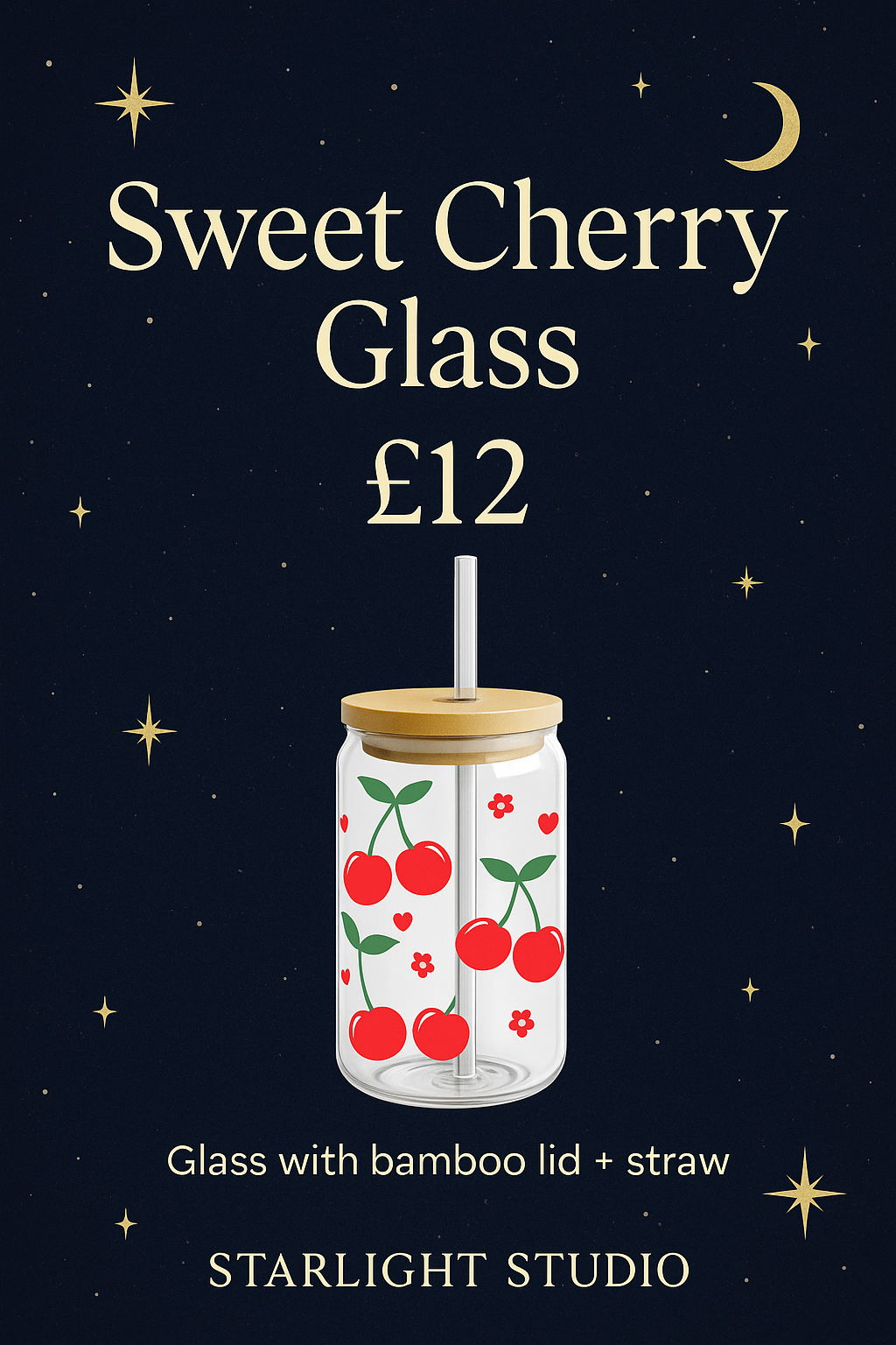 Sweet Cherry Glass 🍒