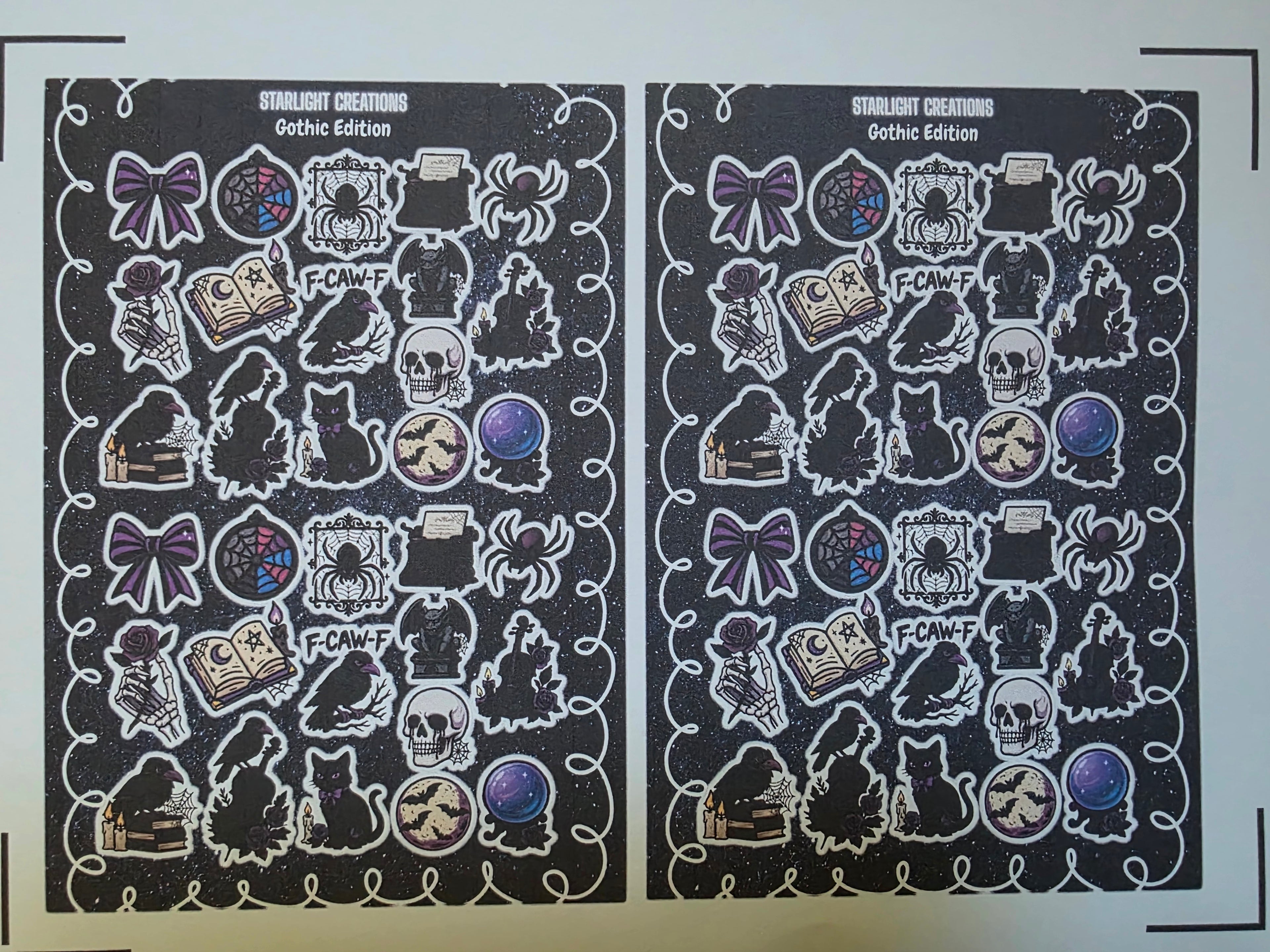 Gothic Edition Sticker Sheet